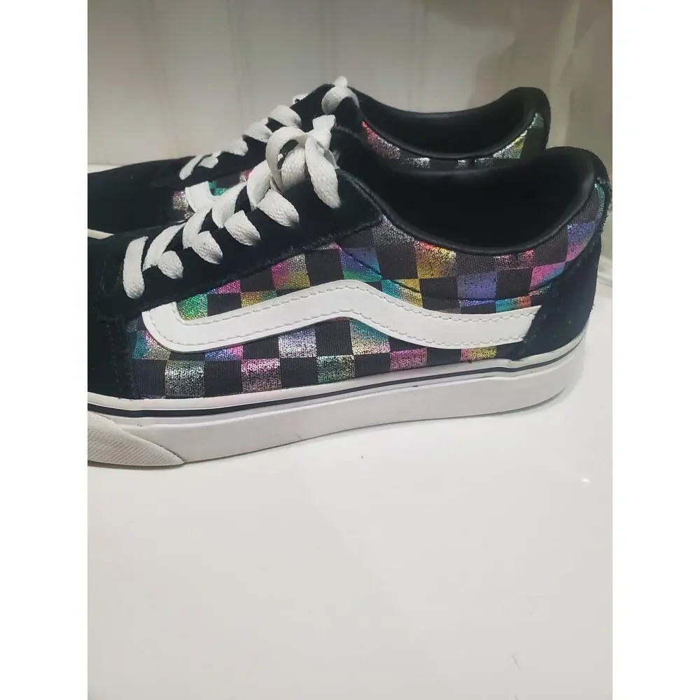 VANS Ward Iridescent Check Size 6.5